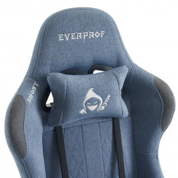Геймерское кресло Everprof Ghost Ткань Синий - 8